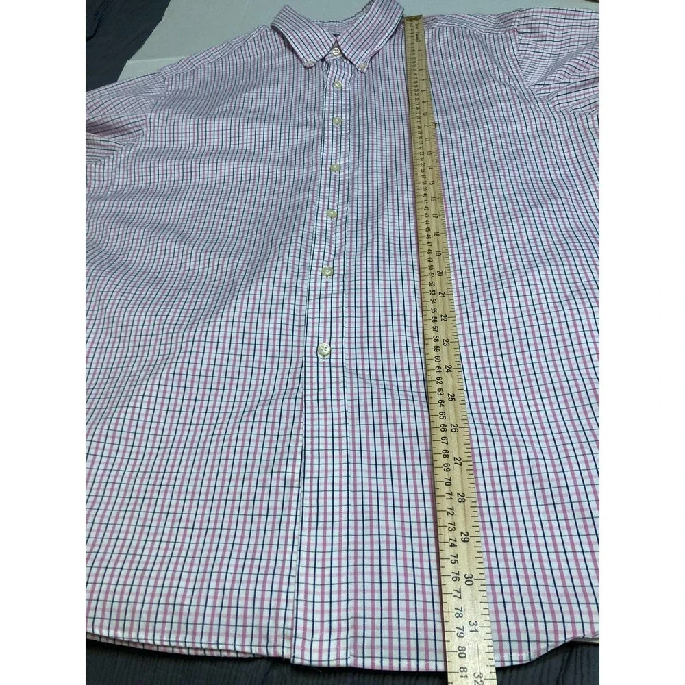 Polo‎ Ralph Lauren Mens Long Sleeve Button Down Size 18 Classic Fit Pink